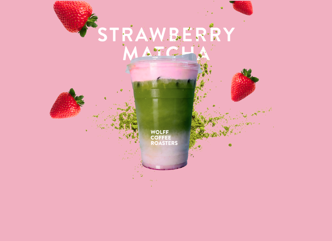 Strawberry Matcha Wolff Coffee Roasters