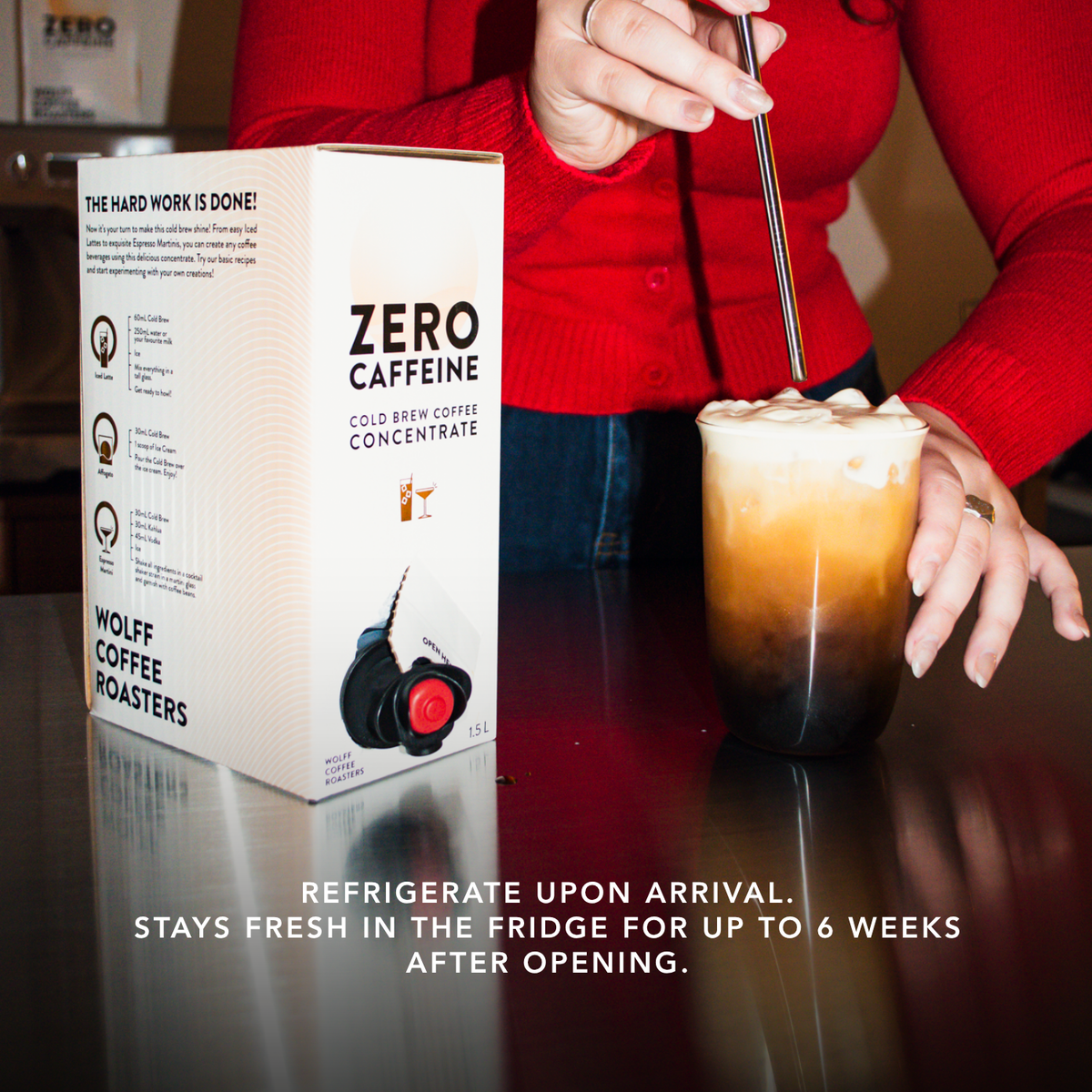 Zero Caffeine Cold Brew Concentrate