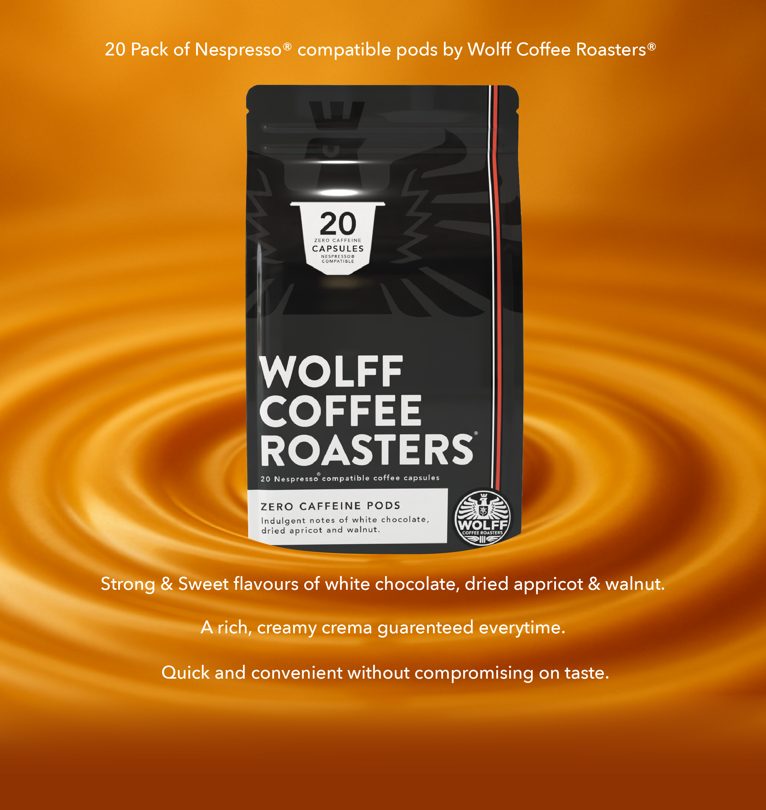 Zero Caffeine Coffee Capsules – Nespresso® Compatible Pods