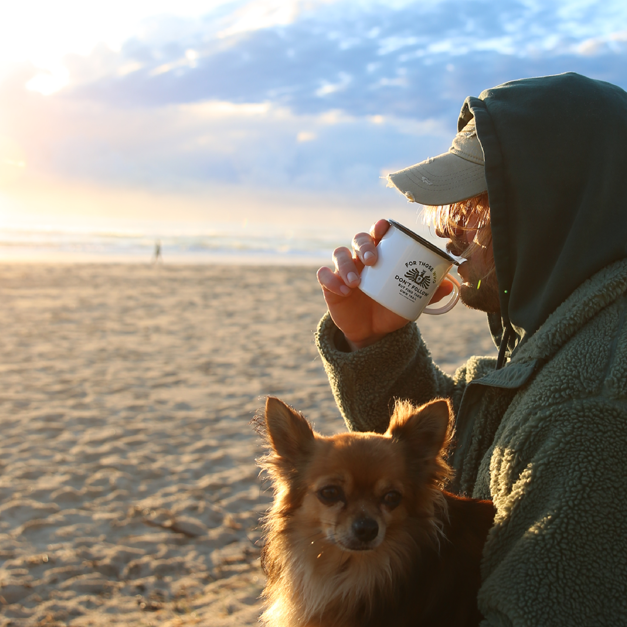 Wolff Coffee Roasters Enamel Camping Mug