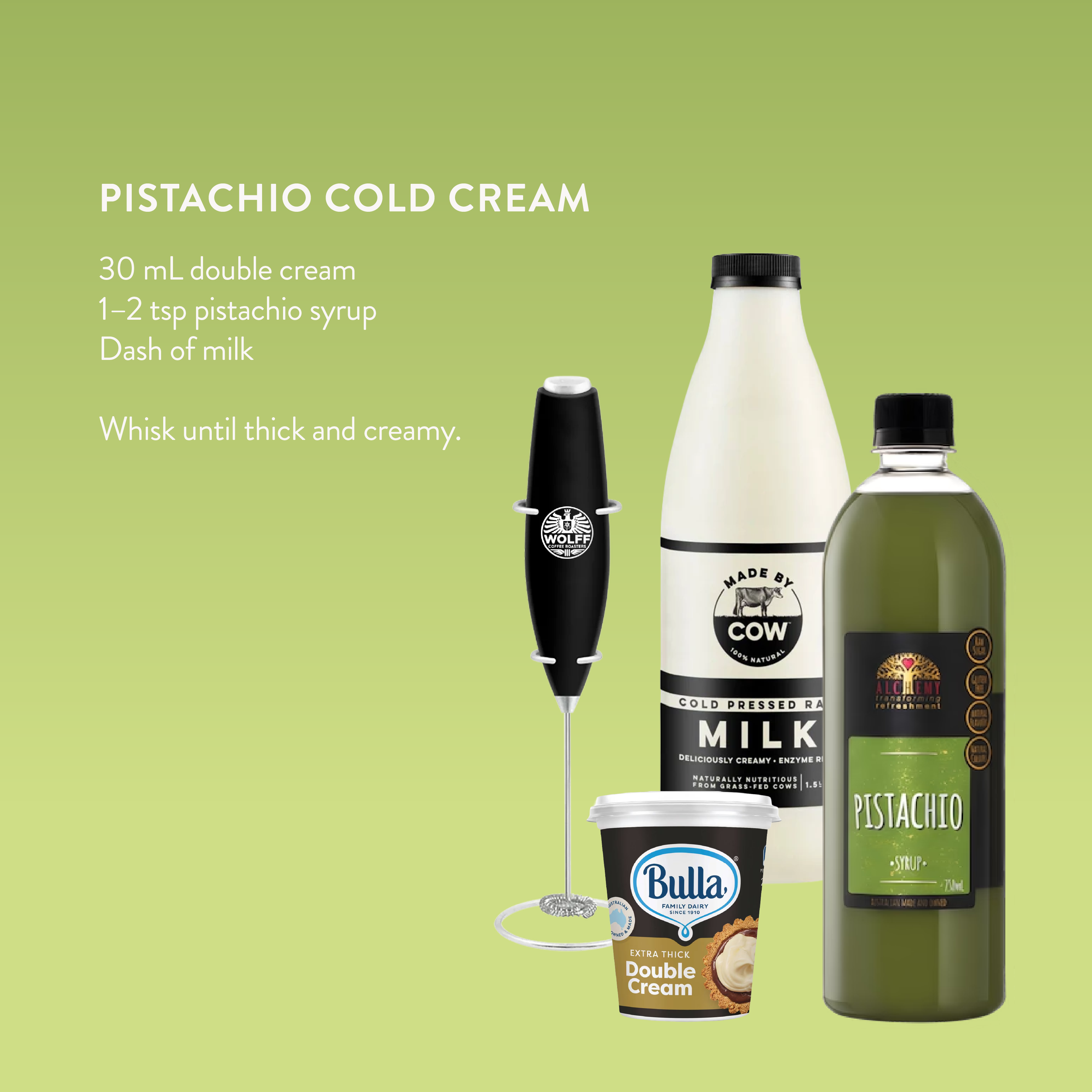 Pistachio Syrup 750ml - Wolff Coffee Roasters