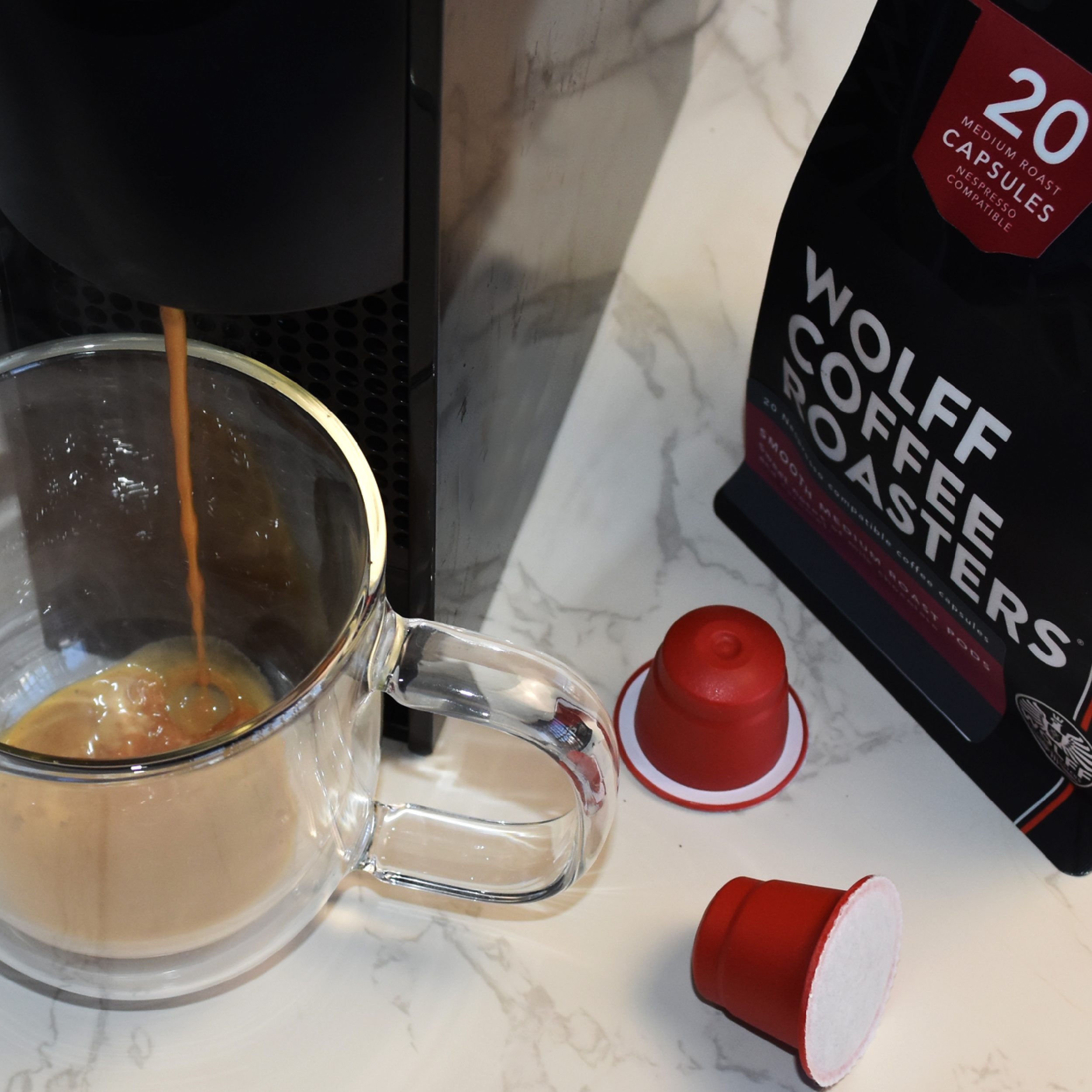 Smooth Medium Roast Coffee Capsules