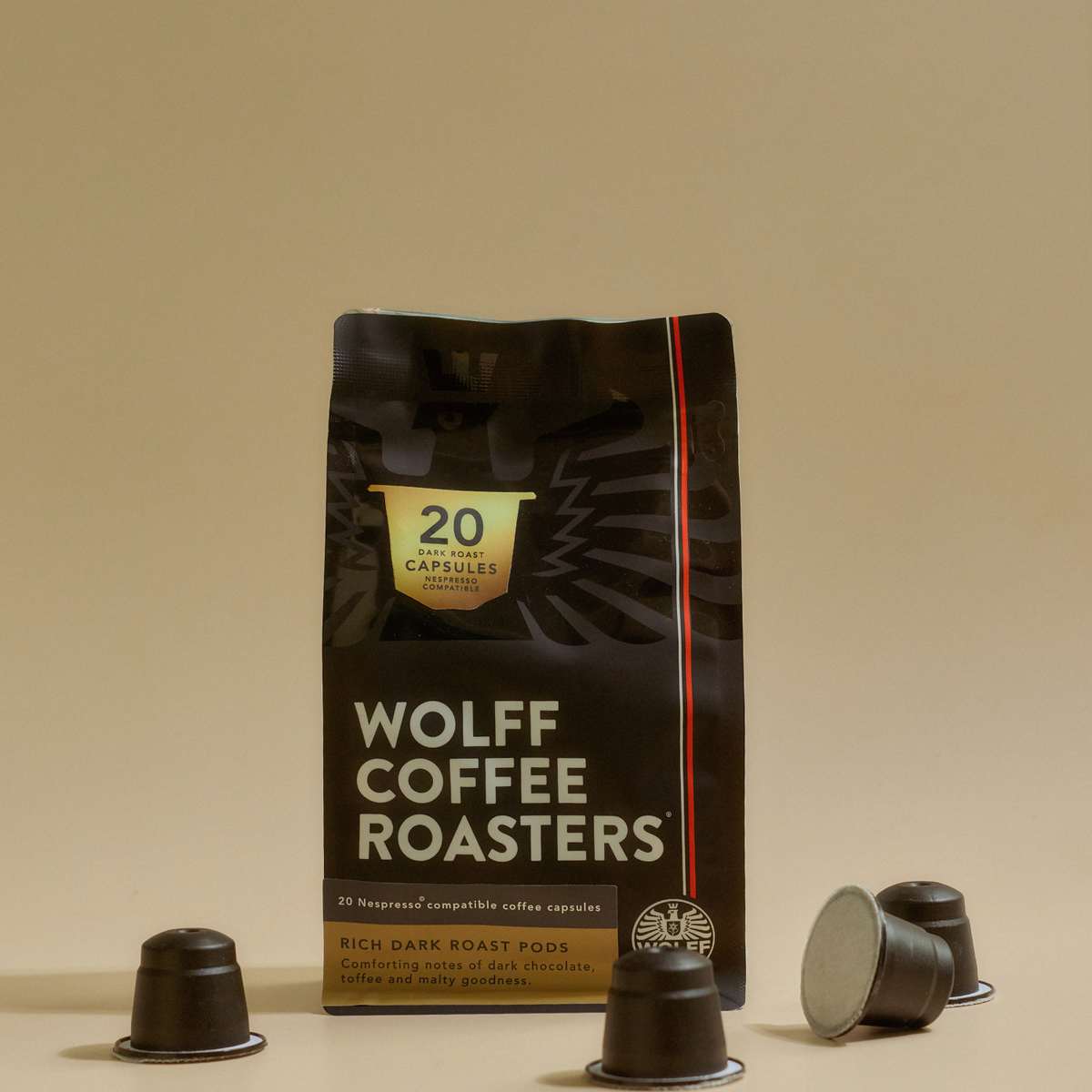 Rich Dark Roast Coffee Capsules – Nespresso® Compatible Pods
