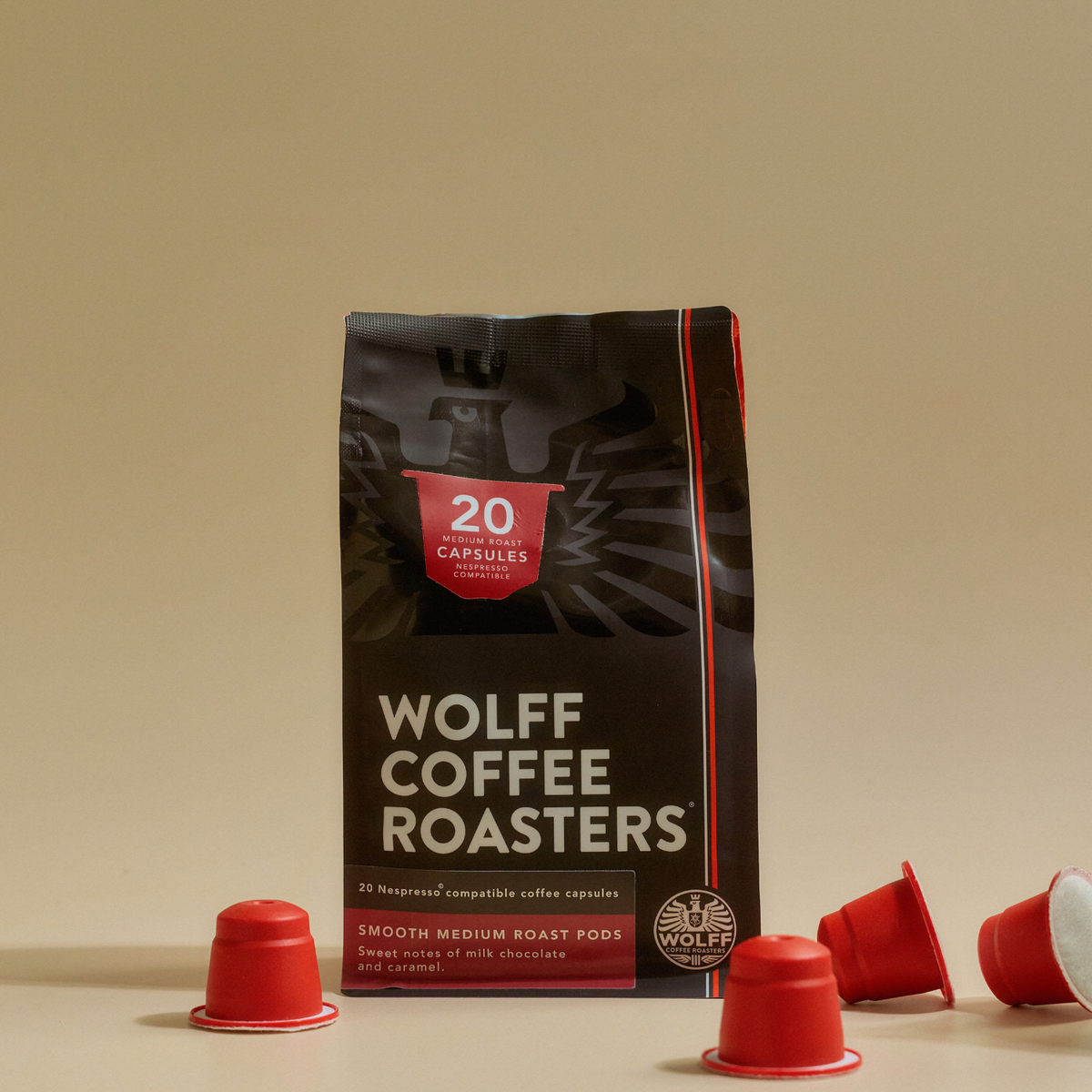 Smooth Medium Roast Coffee Capsules