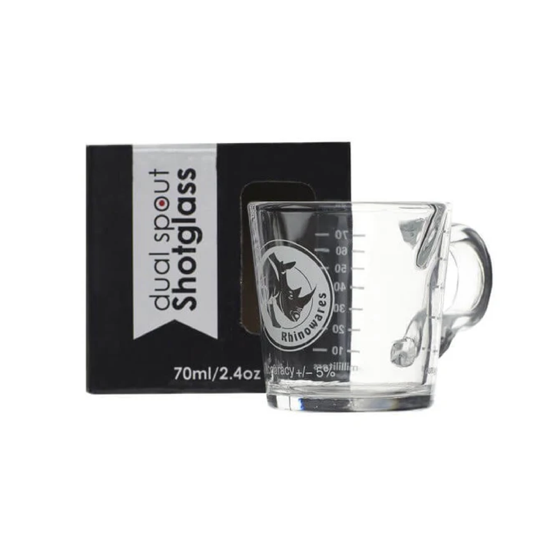 Double Spout Coffee Shot Glass