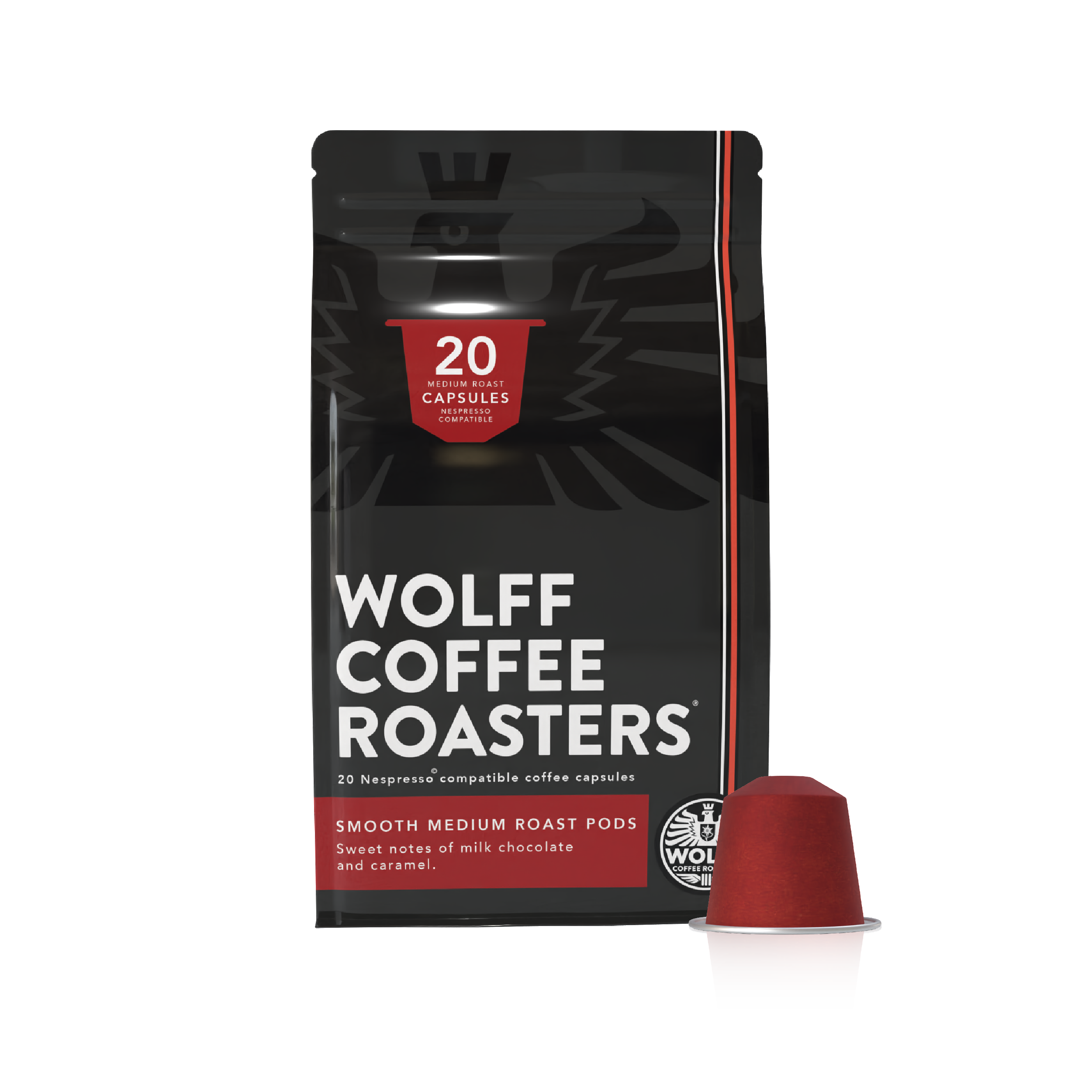 Smooth Medium Roast Coffee Capsules – Nespresso® Compatible Pods