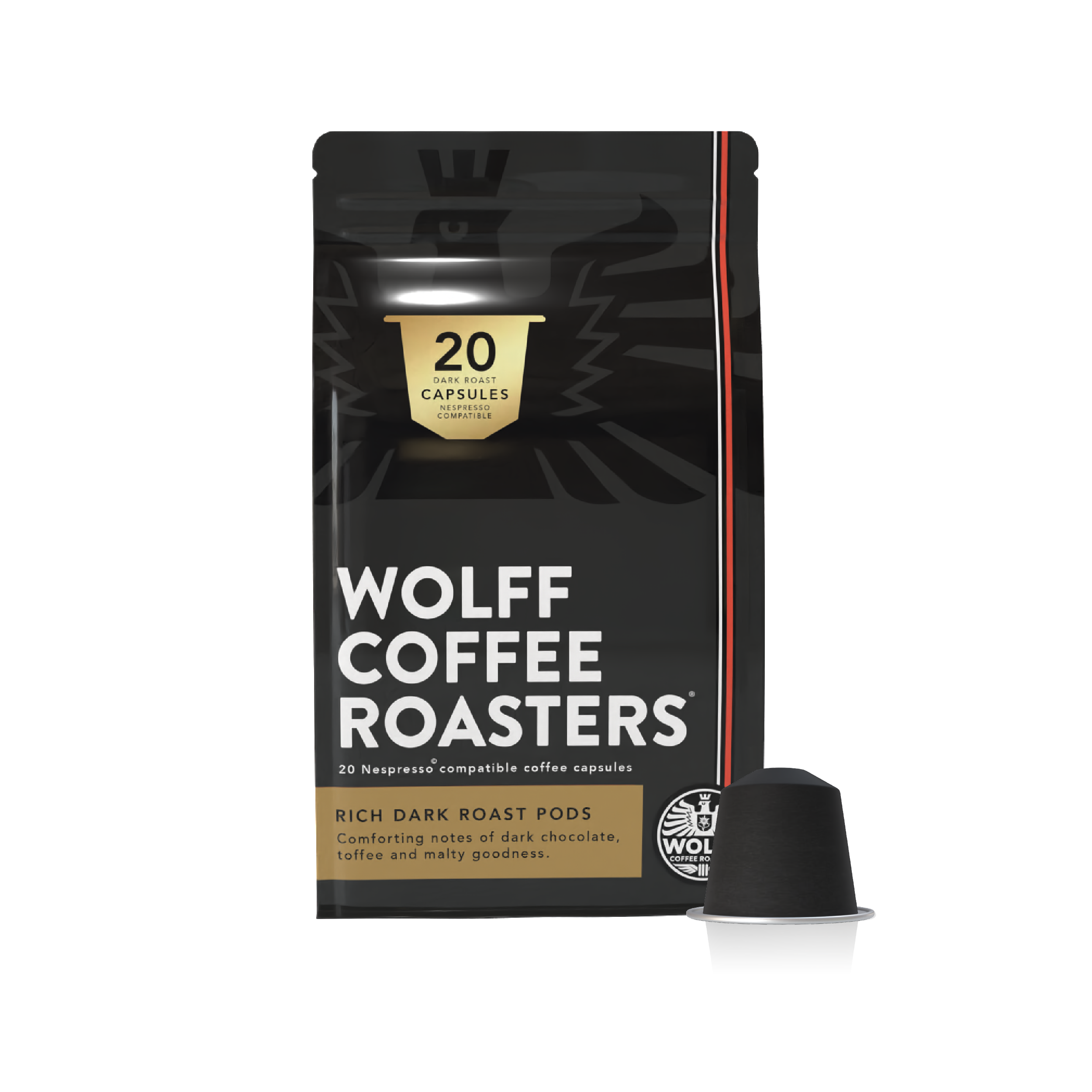 Rich Dark Roast Coffee Capsules – Nespresso® Compatible Pods