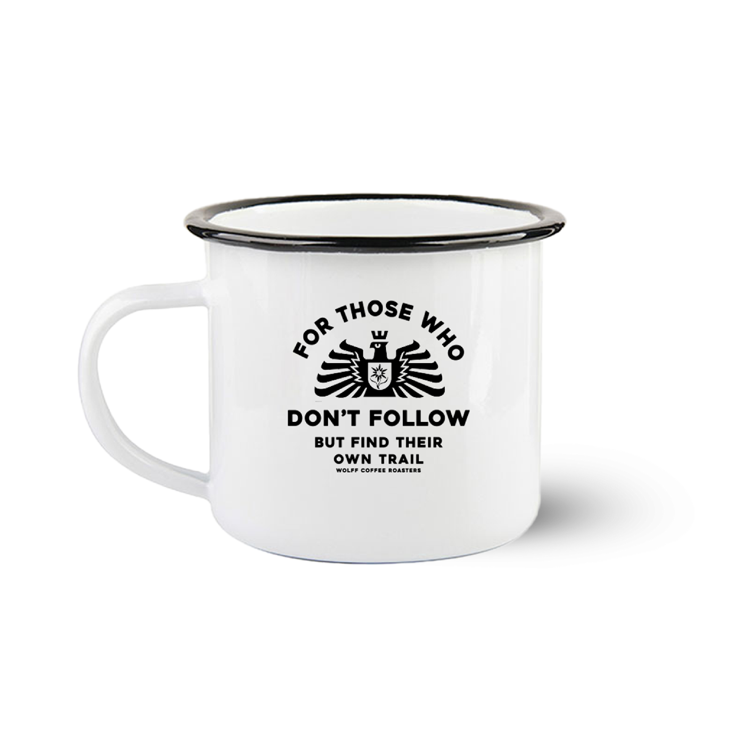 Wolff Coffee Roasters Enamel Camping Mug