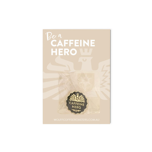 Caffeine Hero - Enamel Pin