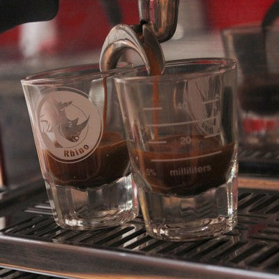 Rhinoware Shot Glass - Wolff Coffee Roasters Specialty 